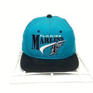 Vintage Florida Marlins Snapback Hat Youngan Drew Pearson‎ DPM Embroidered